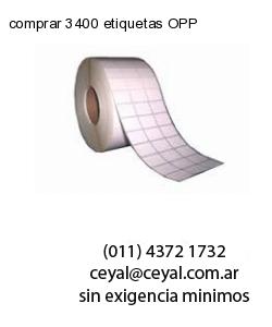 comprar 3400 etiquetas OPP