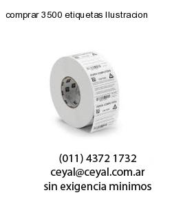 comprar 3500 etiquetas Ilustracion