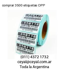 comprar 3500 etiquetas OPP