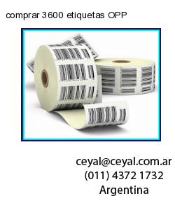 comprar 3600 etiquetas OPP