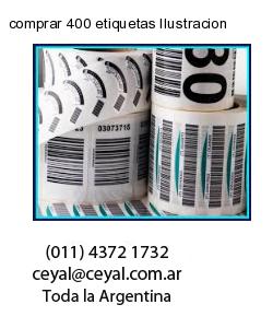 comprar 400 etiquetas Ilustracion