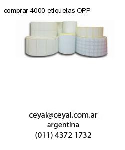 comprar 4000 etiquetas OPP