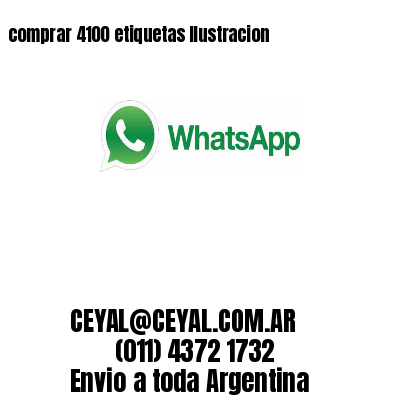 comprar 4100 etiquetas Ilustracion