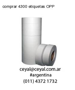 comprar 4300 etiquetas OPP