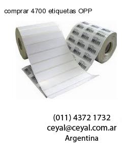 comprar 4700 etiquetas OPP