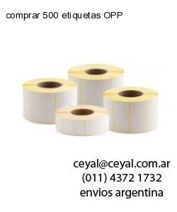 comprar 500 etiquetas OPP
