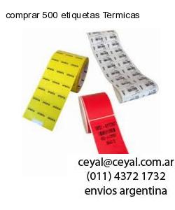 comprar 500 etiquetas Termicas