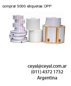 comprar 5000 etiquetas OPP