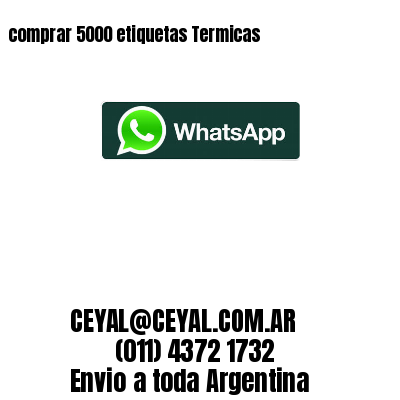 comprar 5000 etiquetas Termicas