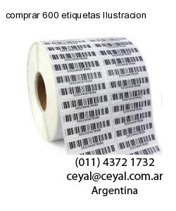 comprar 600 etiquetas Ilustracion