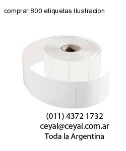 comprar 800 etiquetas Ilustracion