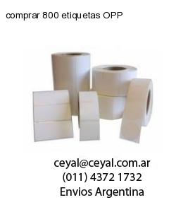 comprar 800 etiquetas OPP