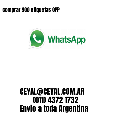 comprar 900 etiquetas OPP