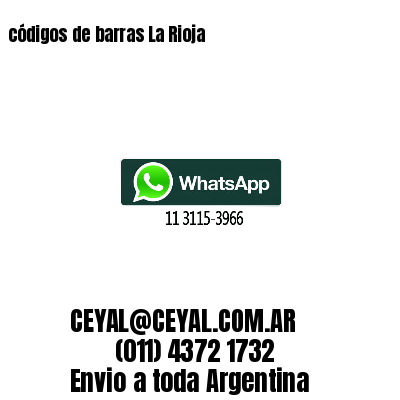 códigos de barras La Rioja