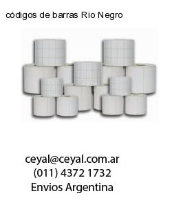 códigos de barras Rio Negro