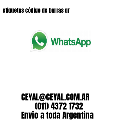 etiquetas código de barras qr
