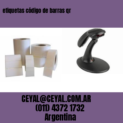 etiquetas código de barras qr