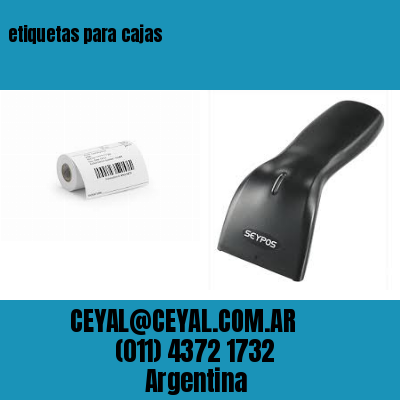 etiquetas para cajas