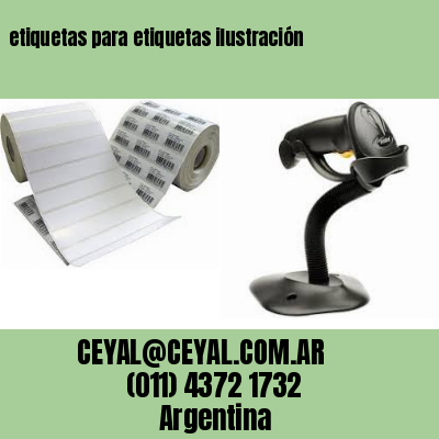 etiquetas para etiquetas ilustración