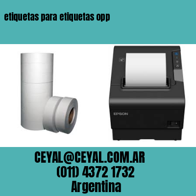 etiquetas para etiquetas opp