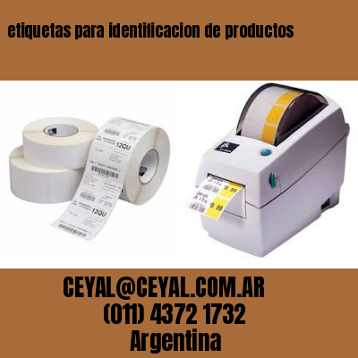 etiquetas para identificacion de productos