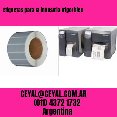 etiquetas para la industria frigorífico