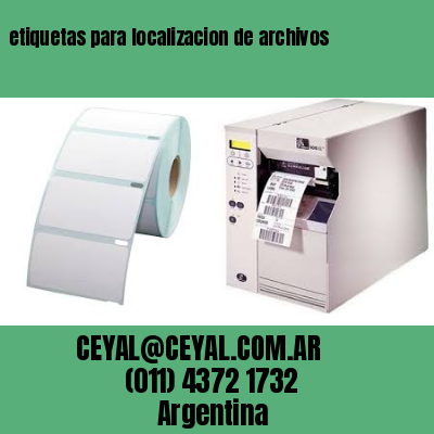 etiquetas para localizacion de archivos
