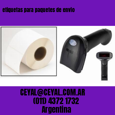 etiquetas para paquetes de envio