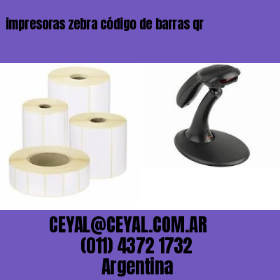 impresoras zebra código de barras qr