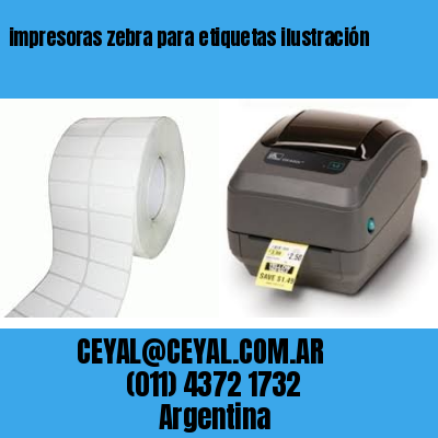 impresoras zebra para etiquetas ilustración