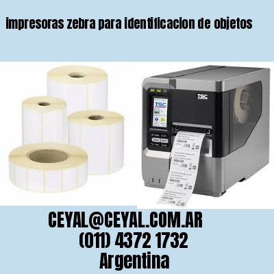 impresoras zebra para identificacion de objetos