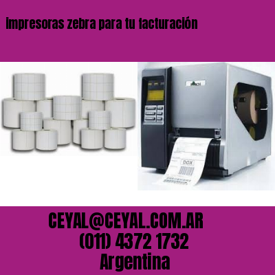 impresoras zebra para tu facturación