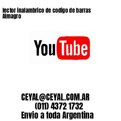 lector inalambrico de codigo de barras Almagro