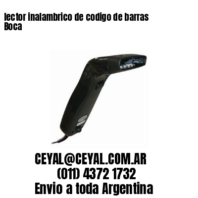 lector inalambrico de codigo de barras Boca