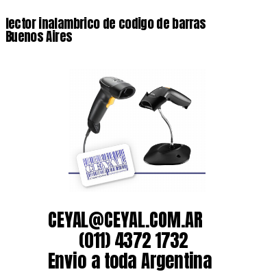 lector inalambrico de codigo de barras Buenos Aires