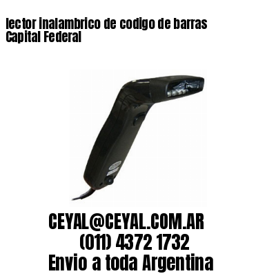 lector inalambrico de codigo de barras Capital Federal