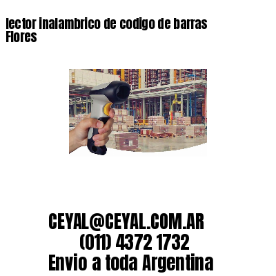 lector inalambrico de codigo de barras Flores