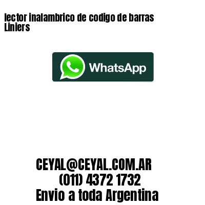 lector inalambrico de codigo de barras Liniers