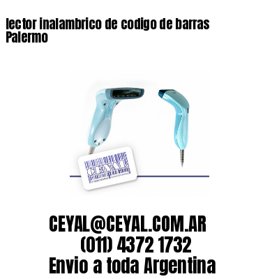 lector inalambrico de codigo de barras Palermo
