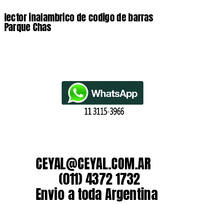lector inalambrico de codigo de barras Parque Chas