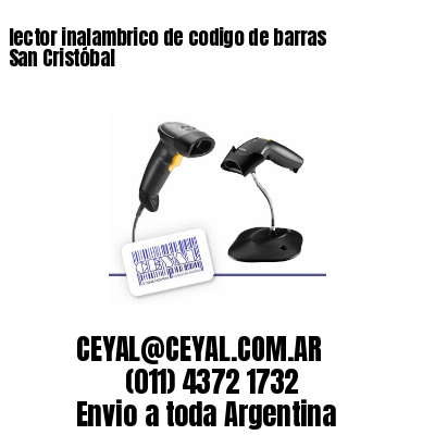 lector inalambrico de codigo de barras San Cristóbal