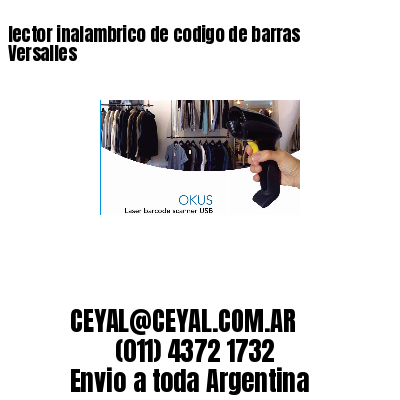 lector inalambrico de codigo de barras Versalles