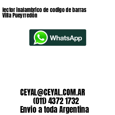 lector inalambrico de codigo de barras Villa Pueyrredón