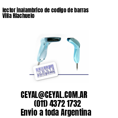 lector inalambrico de codigo de barras Villa Riachuelo