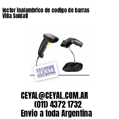 lector inalambrico de codigo de barras Villa Soldati