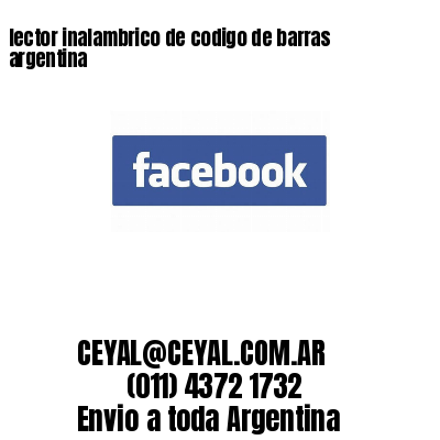 lector inalambrico de codigo de barras argentina