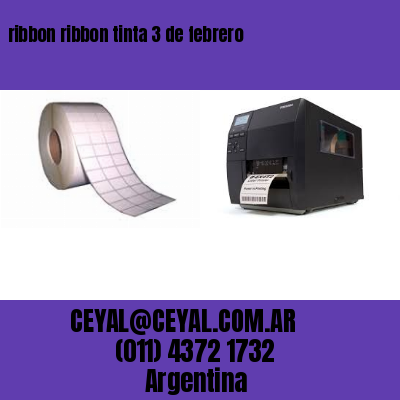 ribbon ribbon tinta 3 de febrero