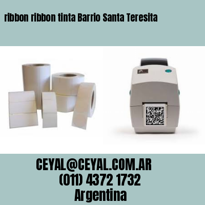 ribbon ribbon tinta Barrio Santa Teresita