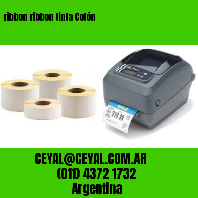 ribbon ribbon tinta Colón