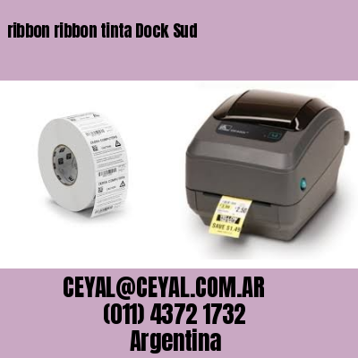 ribbon ribbon tinta Dock Sud